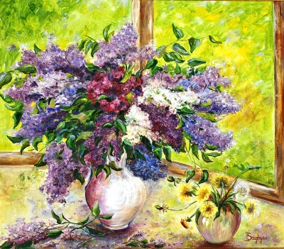 SPRING ON THE WINDOWSILL     