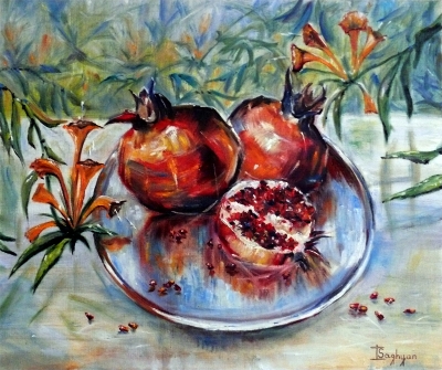 STILL LIFE WITH POMEGRANATES          