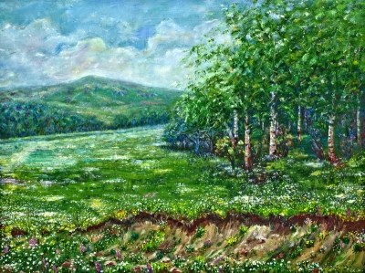 BIRCHES ON THE ROAD DILIJAN          