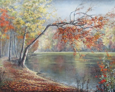 ARMENIAN LANDSCAPE, LAKE PARZ