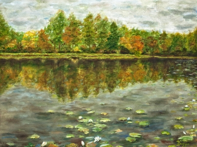 LILIES IN BLOOM THERE 