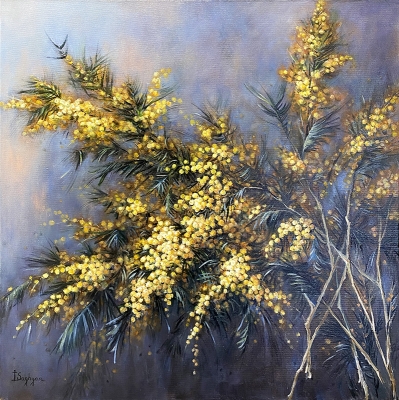 MY SERIES “PORTRAIT OF FLOWERS”,“MIMOSA“